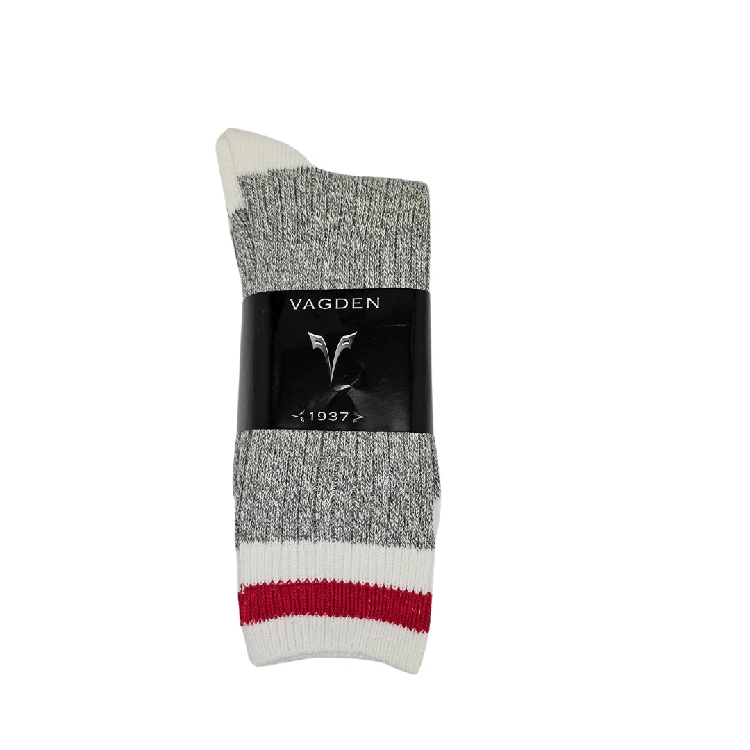 Vagden Crew Socks: Cozy Cotton Comfort - Pairs of Premium Boot Socks